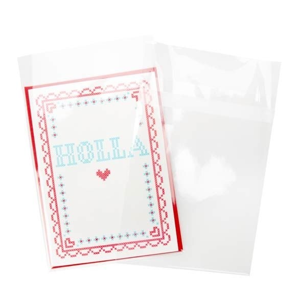 Klappenbeutel 13.8x19.1cm Hochtransparent (100 Stück) [B57PC]