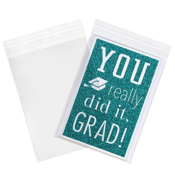 Klappenbeutel 13.8x18.4cm Hochtransparent (100 Stück) [B75W]