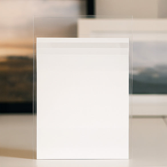 Klappenbeutel 21.5x27cm Hochtransparent (100 Stück) [B810HPC]