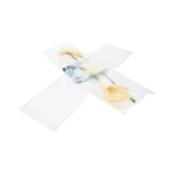 Klappenbeutel 21.4x69.2cm Hochtransparent (100 Stück) [B827]