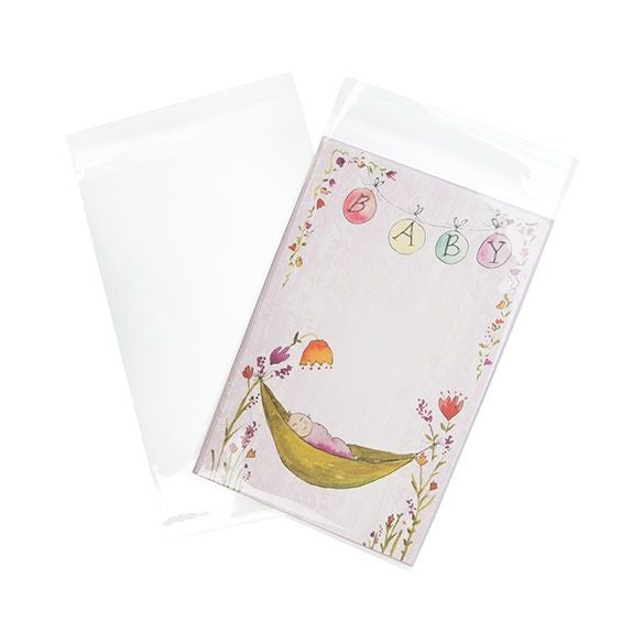 Plastic Bags 15.1x23.5cm Transparent Peel and Seal