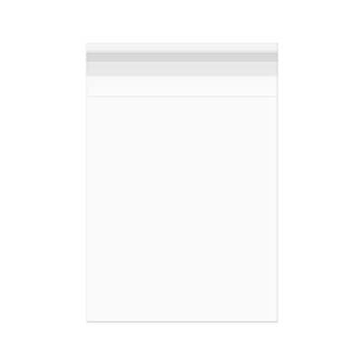 Klappenbeutel 28.6x35.9cm Hochtransparent (100 Stück) [B11S]