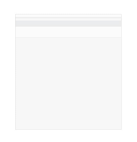 Klappenbeutel 34,1x61,6cm Hochtransparent (100 Stück) [B1340]