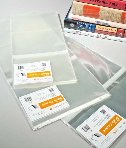 Buchumschlag-Folien 24.8x50.2cm (25 Stück) [BC93Q]