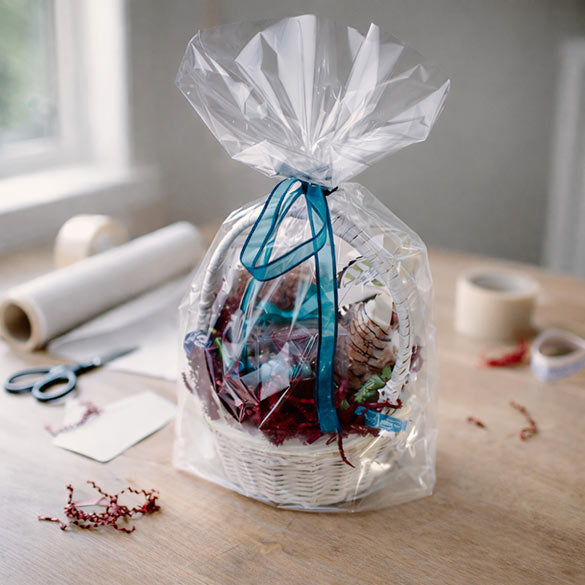 Plastikbeutel mit Bodenfalten 25/2x5x35cm (100 Stück) [BG4]