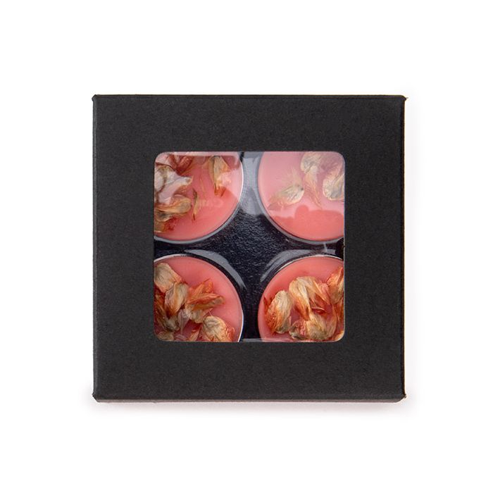 Schachteln schwarz für handgemachte Süßigkeiten, Runde Einsatz 7x2.1x6.8 cm (25 Stück) [CNDYR276B]