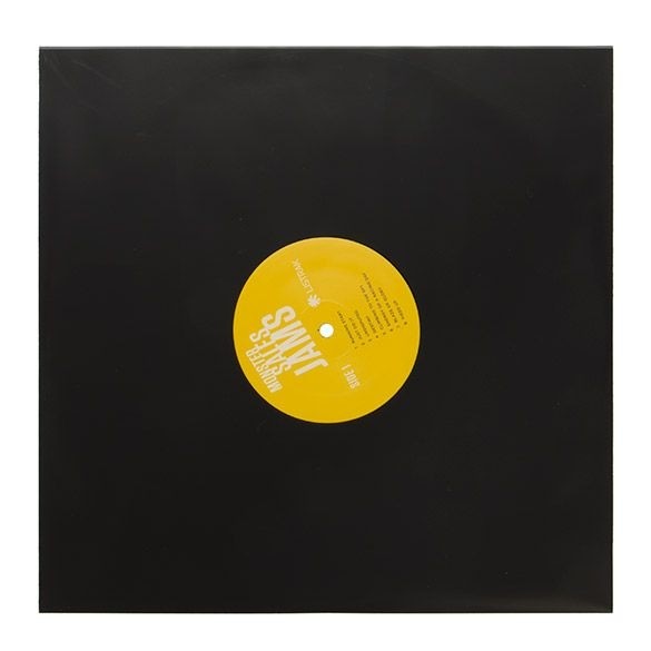 Innenhüllen für 12 inch Schallplatten Mattschwarz (100 Stück) [BLPBM]