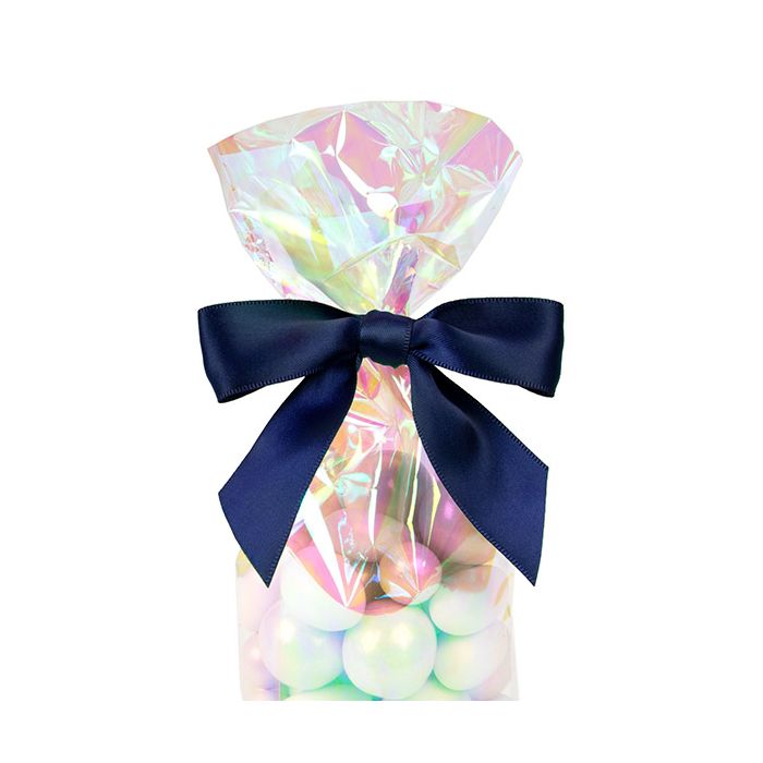 Schleife vorgebunden 8,9 cm Navy Blau (25 Stück) [BOWNB]