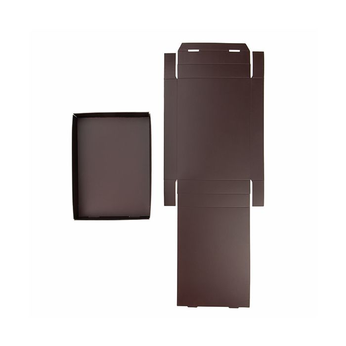 Kraft Boden Chocolate Braun 13,7x2,5x19,1 cm (25 Stück) [CB15]