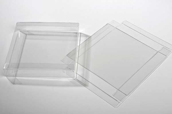 Klarsichtschachteln 14.9x2.5x14.9cm Transparent (25 Stück) [FB189]