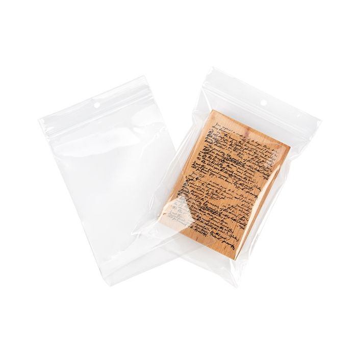 Druckverschlussbeutell mit runden Loch 12,7x17,8 cm (100 Stück) [CEZ3R57]