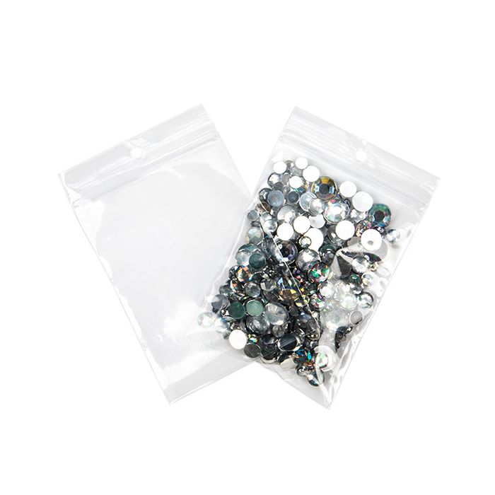 Druckverschlussbeutell mit rundem Loch 7,6x10,2 cm (100 Stück) [CEZR34]