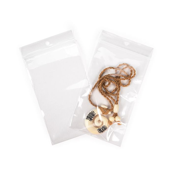 Druckverschlussbeutel mit Runden Loch 7,6x12,7 cm (100 Stück) [CEZR35]