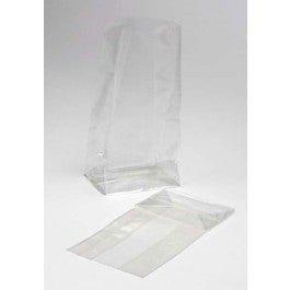 Blockbodenbeutel ÖKO-freundlich 7,6x5,1x16,5cm Premium mit Seitenfalten (100 Stück) [CFBG6]