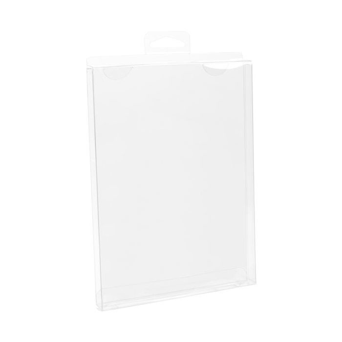 Klarsichtschachteln 13.7x1.6x18.8cm Transparent mit Aufhängeloch (25 Stück) [CHFB1]