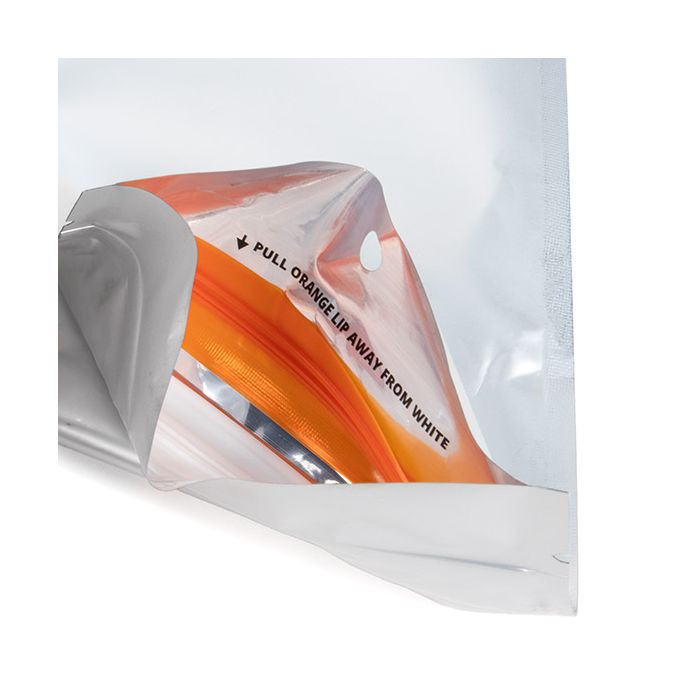 Kindersichere Beutel Mattsilber 7.6x11.4 cm (100 Stück) [CRHZB3MS]