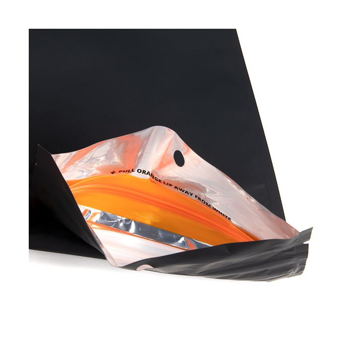 Kindersichere Beutel Mattschwarz 10.2x16.5 cm (100 Stück) [CRHZB5MB]