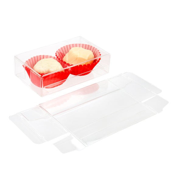 Klarsichtschachteln 5.4x2.5x9.2cm Transparent (25 Stück) [FB91]