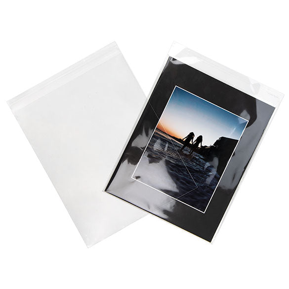 Umweltfreundliche Beutel 29.1x36.2cm Transparent - Premium (100 Stück) [GC11]