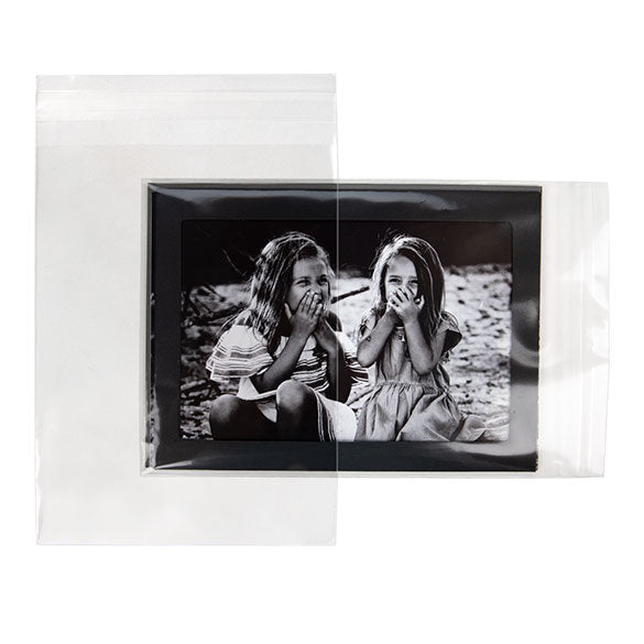 Umweltfreundliche Beutel 13.8x18.4cm Transparent - Premium (100 Stück) [GC75]