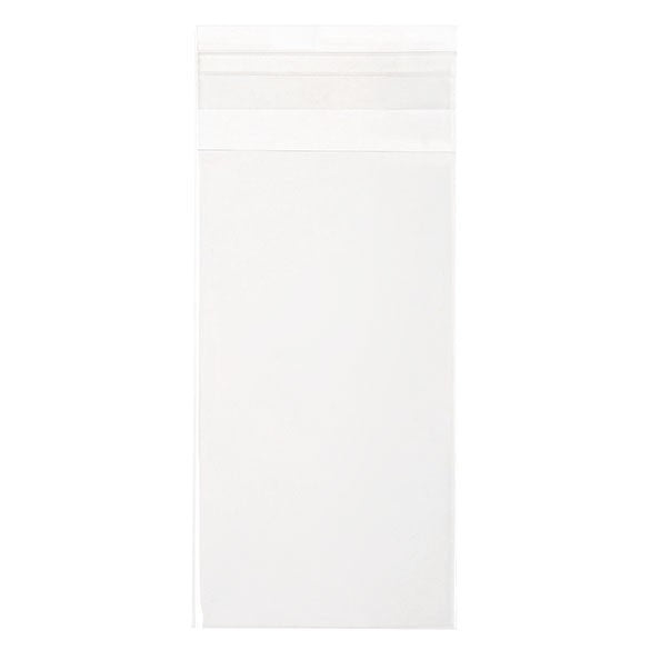 Klappenbeutel 6.4x11.5cm Hochtransparent (100 Stück) [B2H4H]