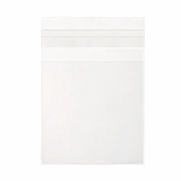 Klappenbeutel 8x8.5cm Hochtransparent (100 Stück) [B33]