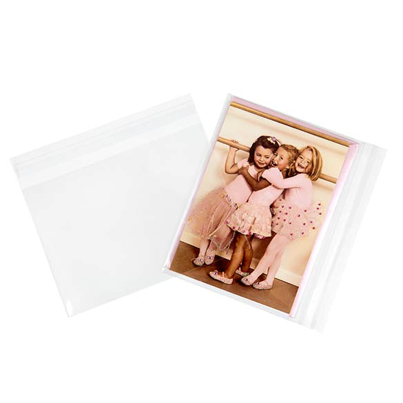 Klappenbeutel 19x13cm Hochtransparent (100 Stück) [B5]