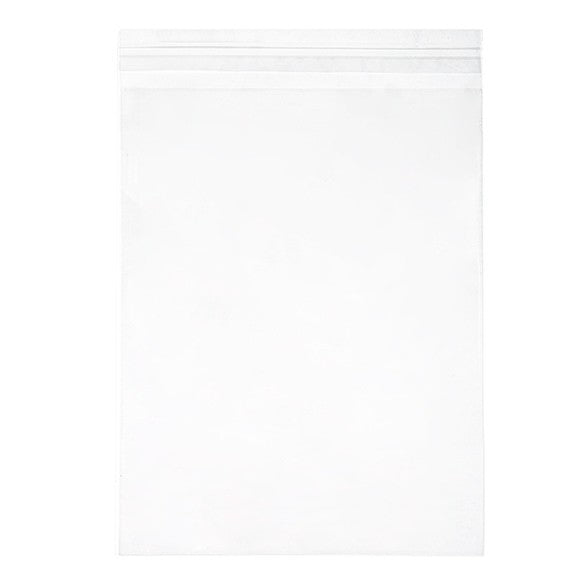 Klappenbeutel 22x28cm Hochtransparent (100 Stück) [B811S]