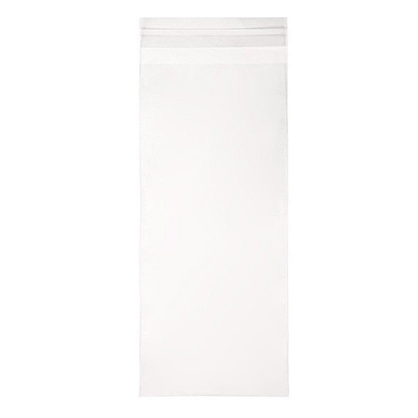 Klappenbeutel 11x24.3cm Hochtransparent (250 Stück) [VL49]