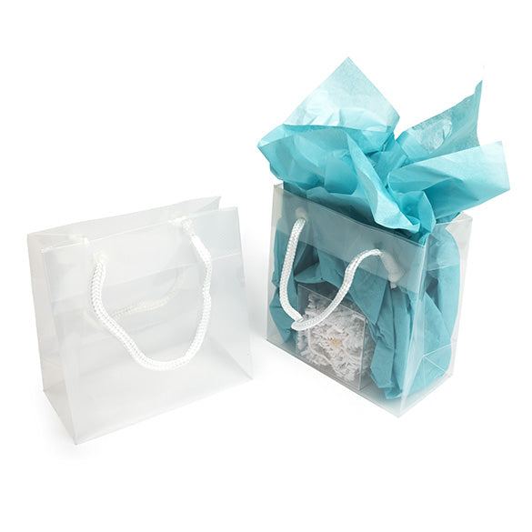 Geschenktaschen 16x7,6x16cm mit Trageschnüren (10 Stück) [G66ZZ1]