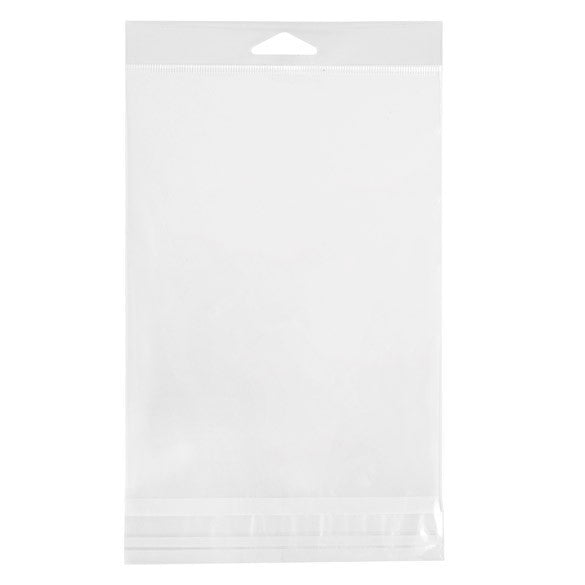 Headerbeutel Transparent 14.4x19.1cm Wiederverschließbar (100 Stück) [HB7B1]