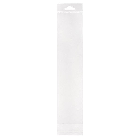 Headerbeutel Transparent 7x30.6cm Wiederverschließbar (100 Stück) [HB2H12]