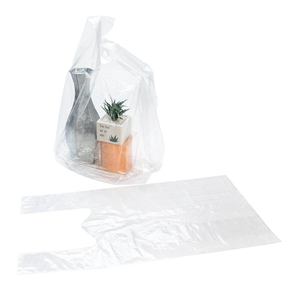 Polytragetaschen Transparent 36.9x26.7x76.2cm (100 Stück) [CHB2]