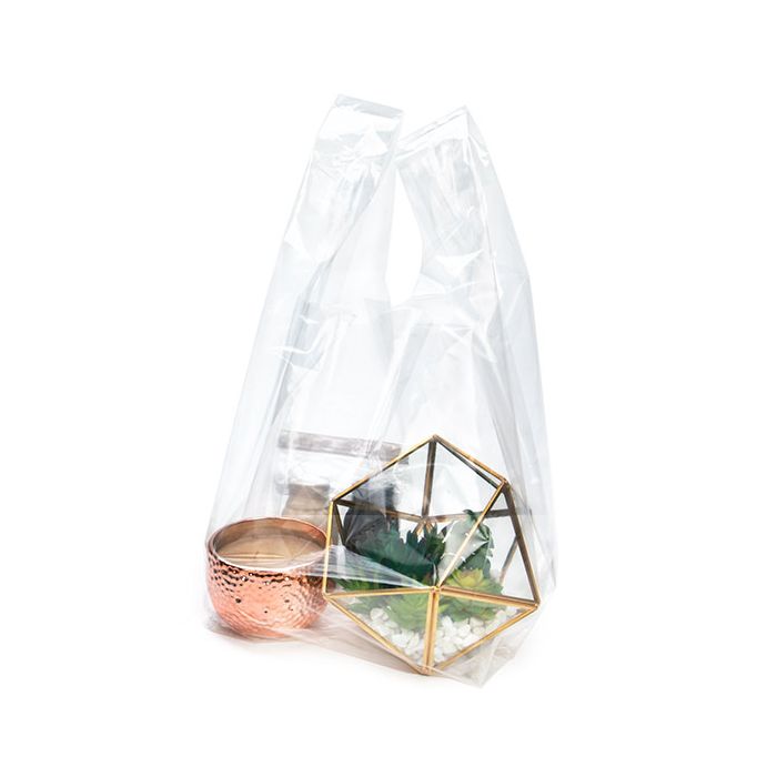 Polytragetaschen Transparent 25.4x25.4x54.6cm (100 Stück) [CHB3]