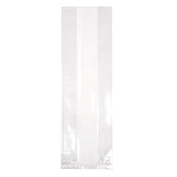 Polybeutel 10.2x5.4x30.5cm mit Seitenfalten (100 Stück) [GB15]