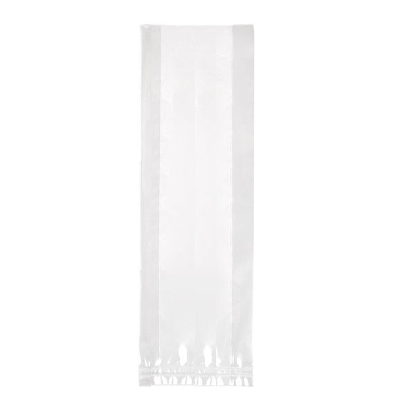 Polybeutel 9.5x3.2x30.5cm mit Seitenfalten (100 Stück) [GB2]