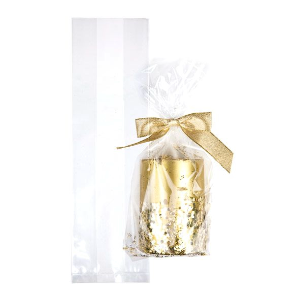 Polybeutel 8.9x5.7x30.5cm mit Seitenfalten (100 Stück) [GB26]