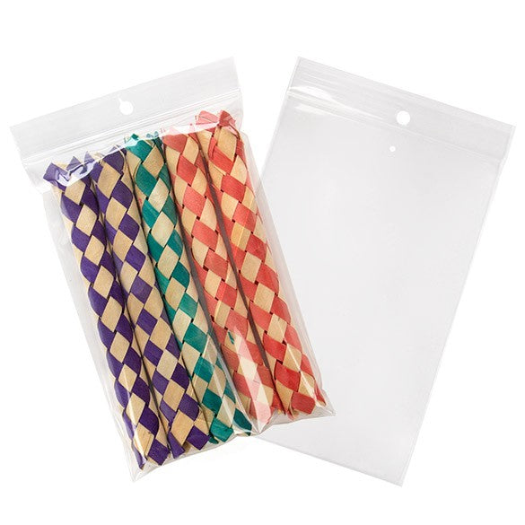 Druckverschlussbeutel mit Euroloch 10x15cm Transparent PP 50 Mikron (100 Stück) [ZR46V]