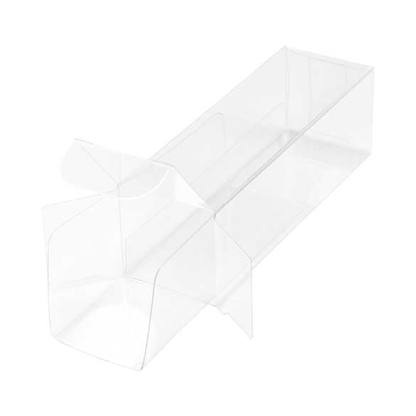 Schokoladenschachteln mit Einsatz 3.5x3.5x10.8cm Transparent (100 Stück) [CNDY196]