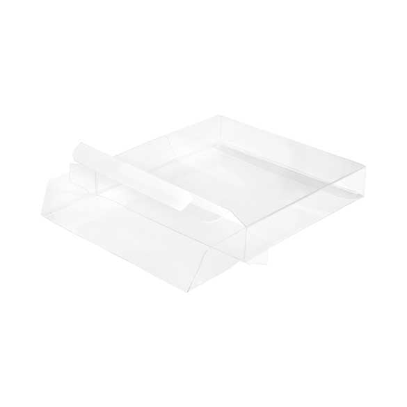 Schokoladenschachteln mit Einsatz 14.3x2.5x14.1cm Transparent (100 Stück) [CNDY48]