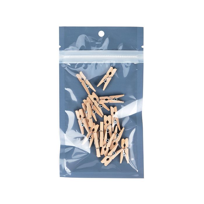 Druckverschlussbeutel Umweltfreundlich Schwarz 7.6x11.4 cm (100 Stück) [HZBBE3B]