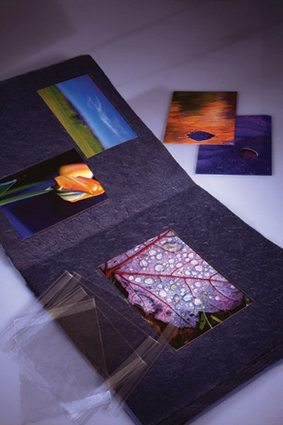 Foto-Präsentationshüllen 10.8x15.6cm Transparent (100 Stück) [CPM4X6]