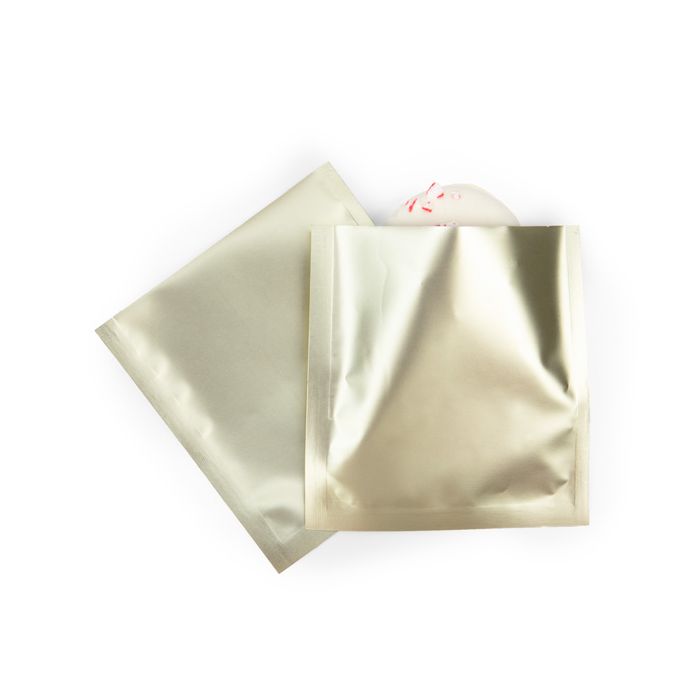 Kindersichere Einweg-Beutel Mattgold 8x9.5cm (100 Stück) [CRB2G]
