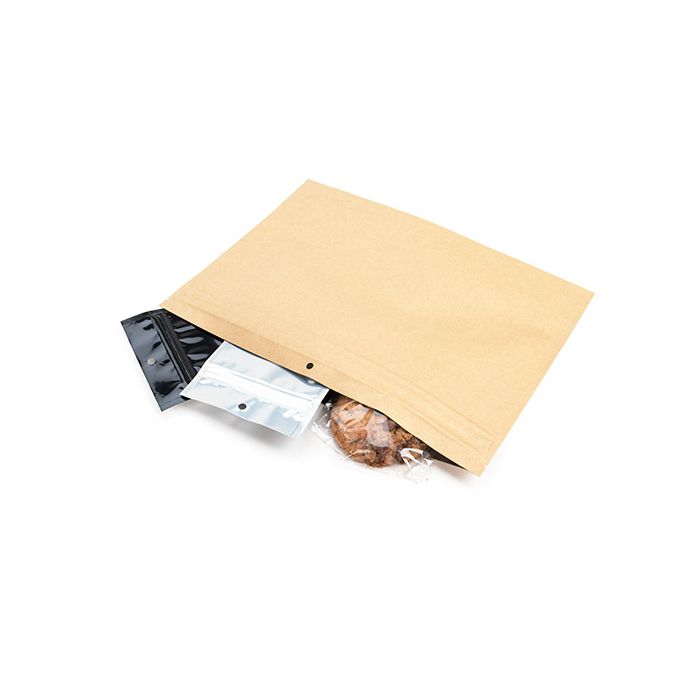 Kindersichere Einweg-Beutel Kraft 30.5x10x23cm (100 Stück) [CRP129K]