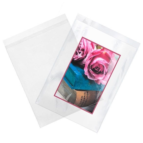 Plastic Bags 46.8x61.6cm Transparent Peel and Seal