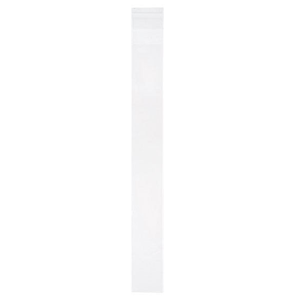 Klappenbeutel 2.5x20.3cm Hochtransparent (100 Stück) [B1X8]