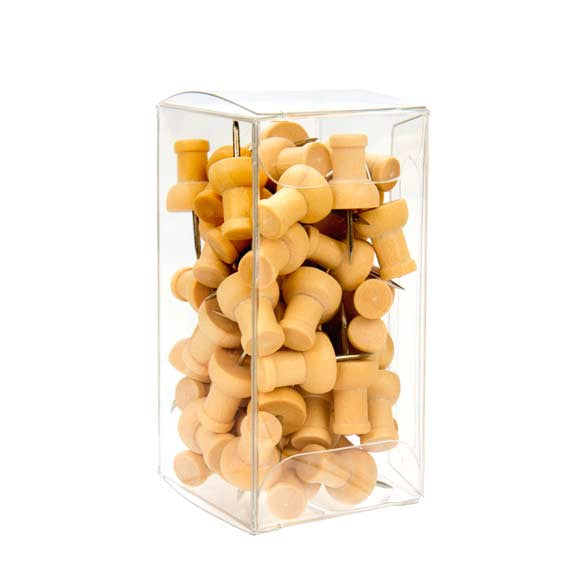 Klarsichtschachteln für Pralinen 3.5x3.7x7cm Transparent (25 Stück) [FPB226]