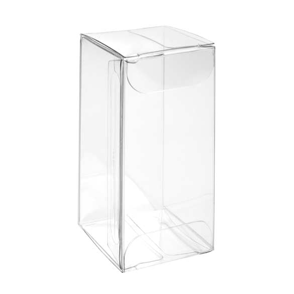 Klarsichtschachteln für Pralinen 3.5x3.7x7cm Transparent (25 Stück) [FPB226]
