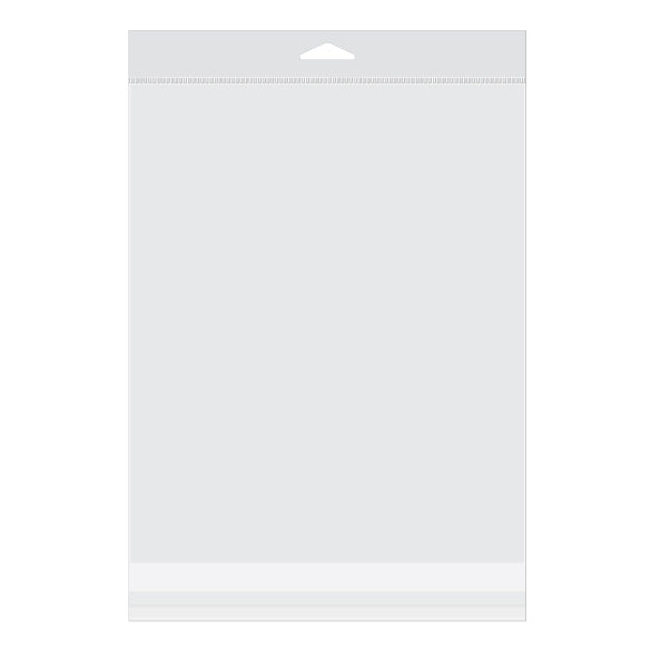 Headerbeutel Transparent 21.4x26cm Wiederverschließbar (100 Stück) [HB108]