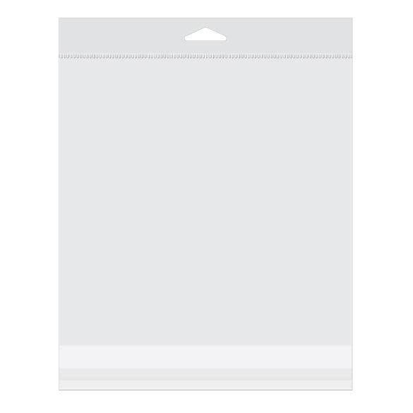 Headerbeutel Transparent 21x20.5cm Wiederverschließbar (100 Stück) [HB88S]
